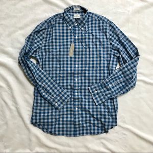 J.Crew Men’s Stretch Secret Wash shirt-size M